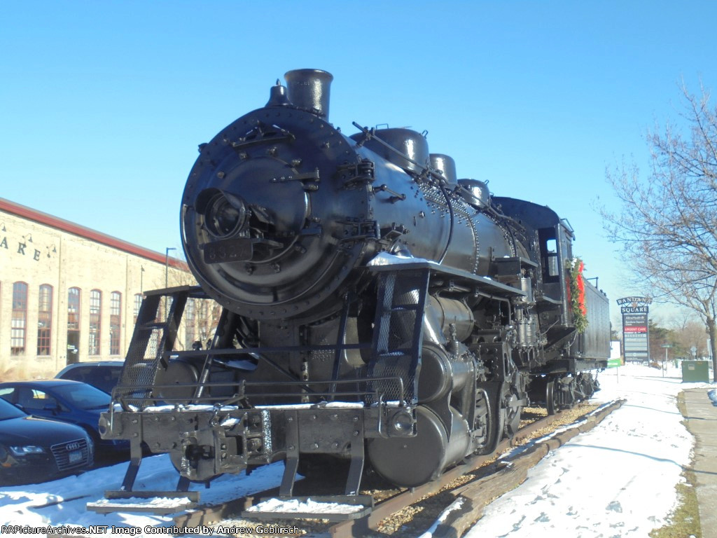 GTW 8327 with Wreath left side Cab